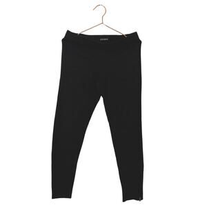 Express black leggings with hidden zipper at ankle size medium